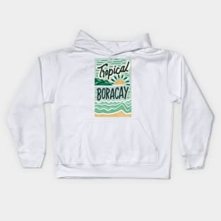 TROPICAL BORACAY Kids Hoodie